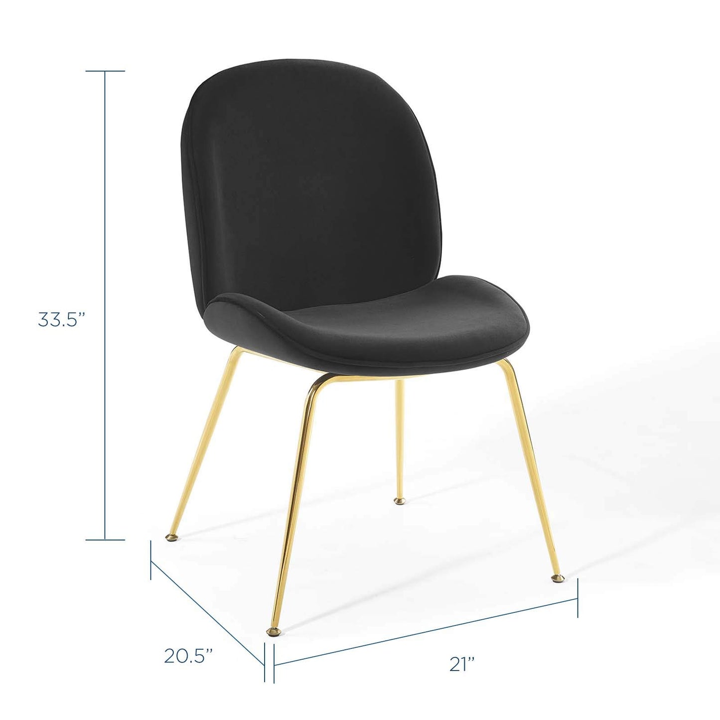 Dining Table | Delightful Scoop Dining Chair | Vintage Charm | Gold Stainless Steel Frame | Stain-Resistant Velvet Upholstery | Comfortable & Stylish | Non-Marking Foot Caps | casafoyer.myshopify.com