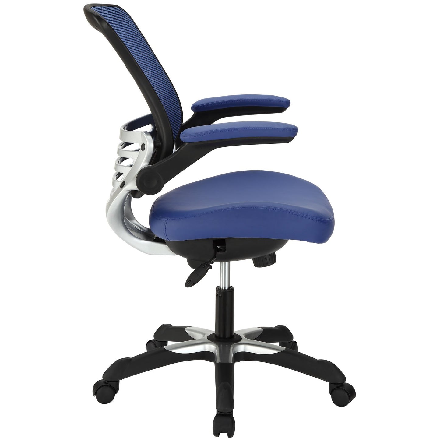 home office desk chairs | CasaFoyer Edge Office Chair | Revolutionary Functional Comfort | State-of-the-Art Ergonomics | Luxurious Leatherette Seat | Blue | casafoyer.myshopify.com