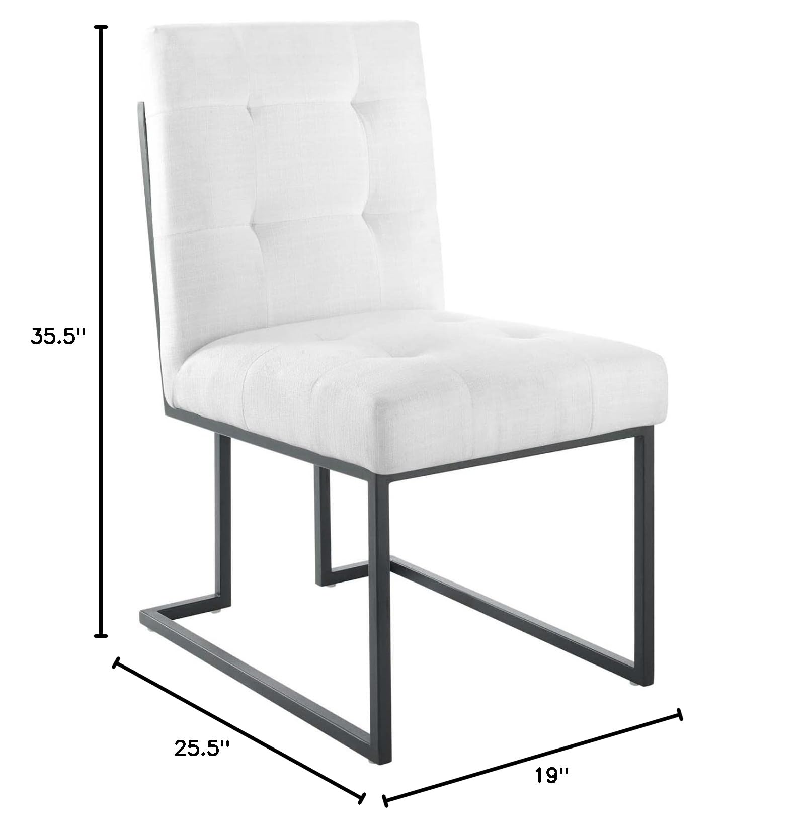 barstools | CasaFoyer Privy Black Stainless Steel Dining Chair | Glamorous Art Deco Design | Contemporary Upholstery | Sleek Matte Black Base | Supports up to 331 lbs | casafoyer.myshopify.com