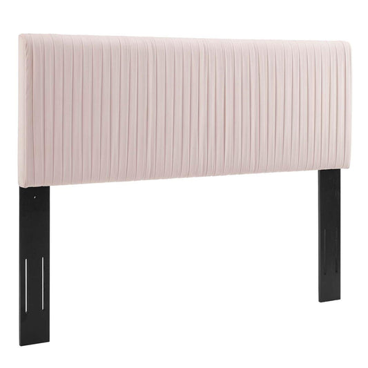 headboards | CasaFoyer Eloise Channel Tufted Performance Velvet Twin Headboard | Vintage Modern Glamour | Adjustable Height | Stain-Resistant Upholstery | casafoyer.myshopify.com