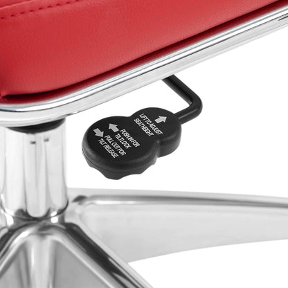 home office desk chairs | CasaFoyer Jive Mid Back Office Chair | Stylish & Functional | Faux Leather | Comfortable Seating | Adjustable Back | Chrome Base | Easy Mobility | casafoyer.myshopify.com