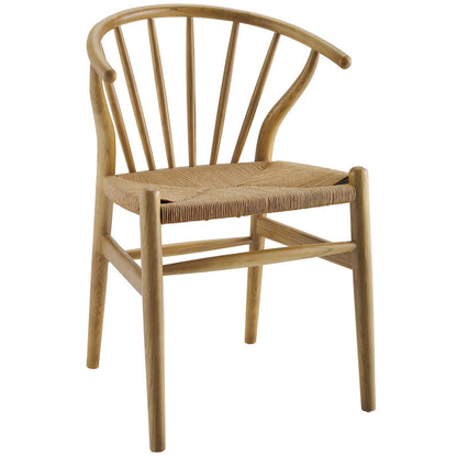 home office desk chairs | CasaFoyer Flourish Dining Side Chair Set of 2 | Scandinavian Charm | Curved Back | Wooden Legs | Paper Rope Seat | Durable & Stylish | Perfect for Dining Room, Kitchen, or Living Space | casafoyer.myshopify.com