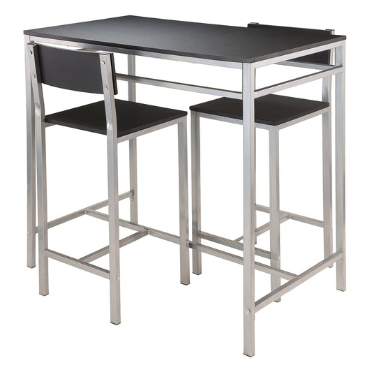 Tray Table | CasaFoyer Hanley High Table Set | Chic & Functional | 42W x 23.62D Table | 38.03H | 2 Stools - 15.35W x 16.92D x 37.56H | 220 lbs Capacity | 57.65 lbs Weight | casafoyer.myshopify.com