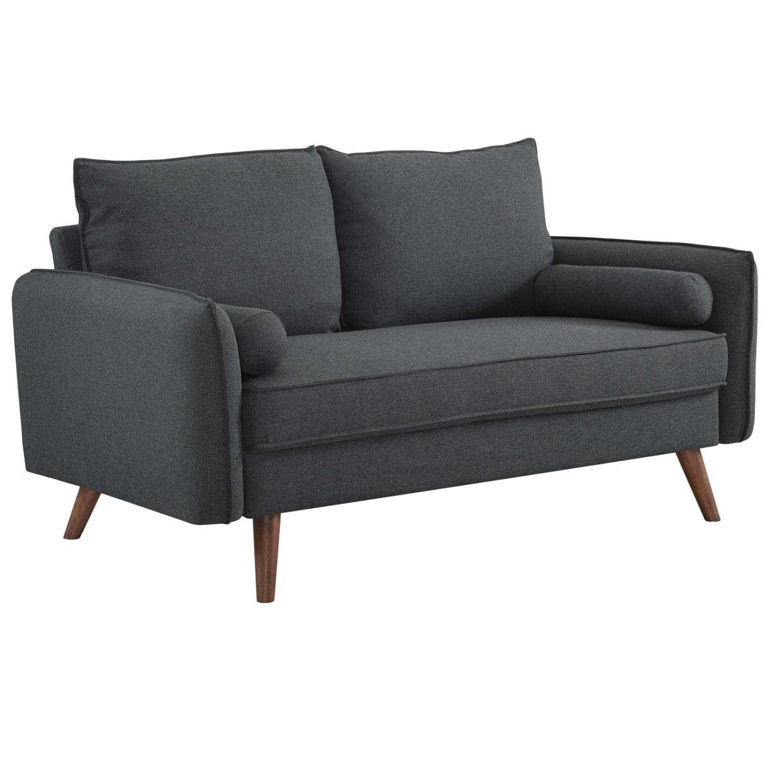 kitchen and dining room sets | CasaFoyer Revive Sofa and Loveseat Set | Comfortable & Stylish Design | Bolster Pillows | Soft Fabric Upholstery | Easy to Unpack & Assemble | Gray | casafoyer.myshopify.com