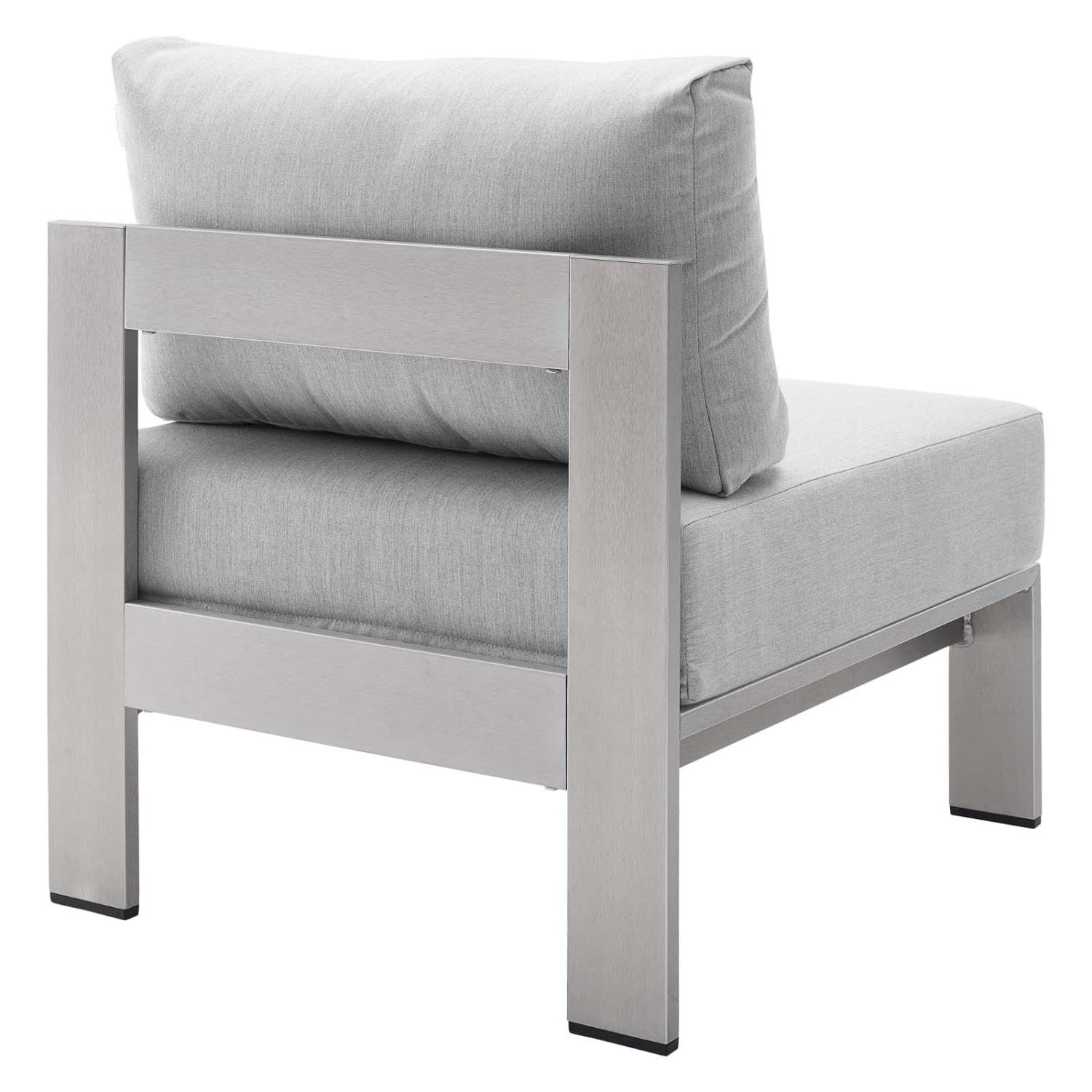 patio bistro sets | CasaFoyer Shore Outdoor Aluminum Armless Chair | Weatherproof | Sunbrella Cushions | Sturdy Frame | Perfect for Outdoor Relaxation | casafoyer.myshopify.com