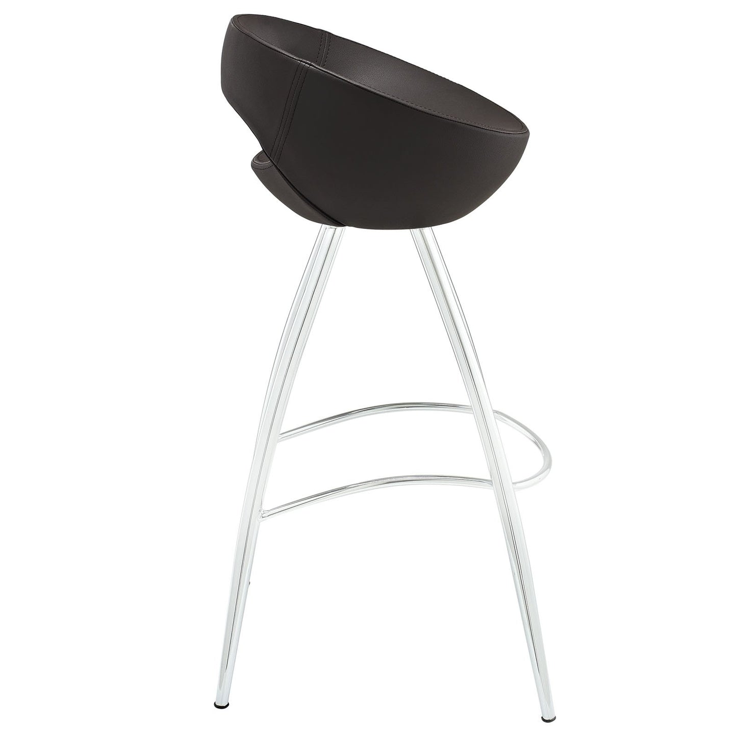 barstools | CasaFoyer Persist Modern Bar Stool | Chrome-Plated Stainless Steel | Cushioned Vinyl Seat | Timeless Design for Vibrant Experiences | casafoyer.myshopify.com