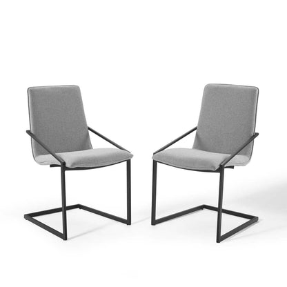 home office desk chairs | CasaFoyer Pitch Performance Fabric Upholstered Dining Armchair | Set of 2 | Modern Design | Sturdy Matte Black Frame | Comfortable Foam Seat | Elegant Upholstered Fabric | 330 lbs Capacity | casafoyer.myshopify.com