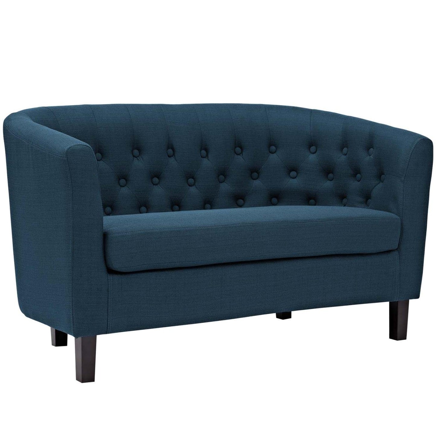 kitchen and dining room sets | CasaFoyer Prospect Button Tufted Upholstered Fabric Sofa Furniture Set | Luxurious Chesterfield Design | Plush Foam Padding | Durable Upholstery | Includes Loveseat & Armchairs | Espresso Stained Legs | Cozy & Inviting Living Room Set | casafoyer.myshopify.com