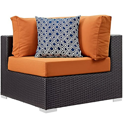kitchen and dining room sets | CasaFoyer Convene Outdoor Sectional Set | Synthetic Rattan Weave | Aluminum Frame | All-Weather Cushions | Patio Sofa, Coffee Table, Armless & Corner Sections | casafoyer.myshopify.com