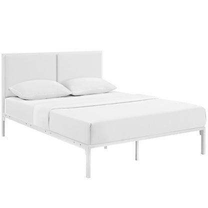 adjustable bed bases | CasaFoyer Della Platform Bed - King Size | Reinforced Steel Frame | Upholstered Headboard | Compatible with Memory Foam, Spring, Latex, Hybrid | 1300lbs Weight Capacity | Non-Marking Foot Caps | Modern Design | casafoyer.myshopify.com