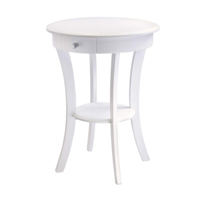 TABLE | Ergode  Deluxe Wood Sasha Accent Table | Sleek Curved Design | Ample Storage | Black Finish | Multiple Finishes Available | Assembly Hardware Included | 20W x 20D x 27H | casafoyer.myshopify.com