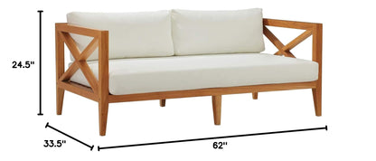 sofas | CasaFoyer Northlake Premium Grade A Teak Outdoor Collection | Customizable Configurations | Balcony, Backyard, Patio, Gazebo, Poolside, Garden | Sofa & All-Weather UV Resistant Cushions | casafoyer.myshopify.com