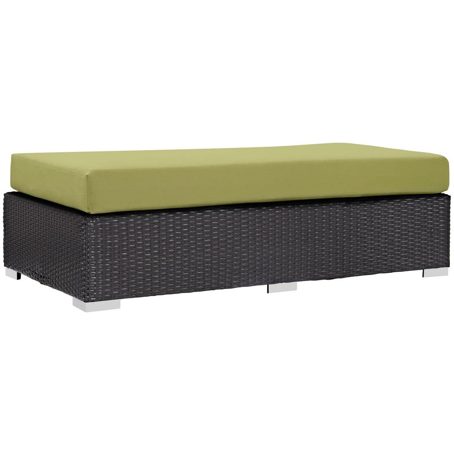ottomans | CasaFoyer Convene Outdoor Sectional | Durable Rattan Ottoman | All-Weather Cushions | Elevate Your Outdoor Gatherings | casafoyer.myshopify.com