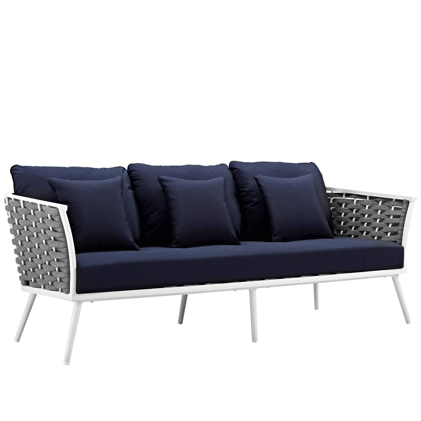 kitchen and dining room sets | CasaFoyer Stance Outdoor Collection | Modern Design | Waterproof Cushions | Durable Aluminum Frame | Includes Sofa, Loveseat, Chairs, Coffee Table | casafoyer.myshopify.com
