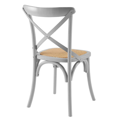 home office desk chairs | CasaFoyer Rustic Charm Dining Side Chair Set of 2 | Open Wooden Backrest | Tapered Legs | Fully Assembled | Ideal for Country Cottages & Urban Retreats | casafoyer.myshopify.com