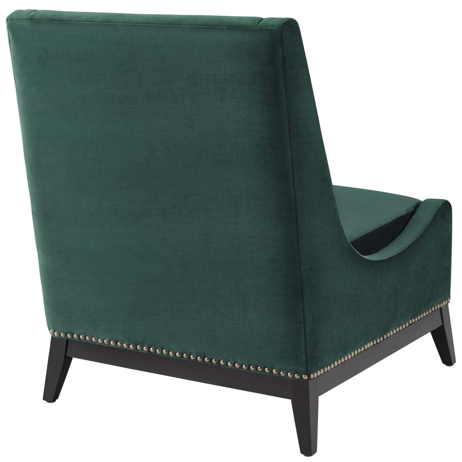 home office desk chairs | CasaFoyer Confident Accent Lounge Chair | Luxurious Velvet Upholstery | Nailhead Trim | Comfortable Seating | Durable Construction | Removable Seat Cushion | Green | casafoyer.myshopify.com