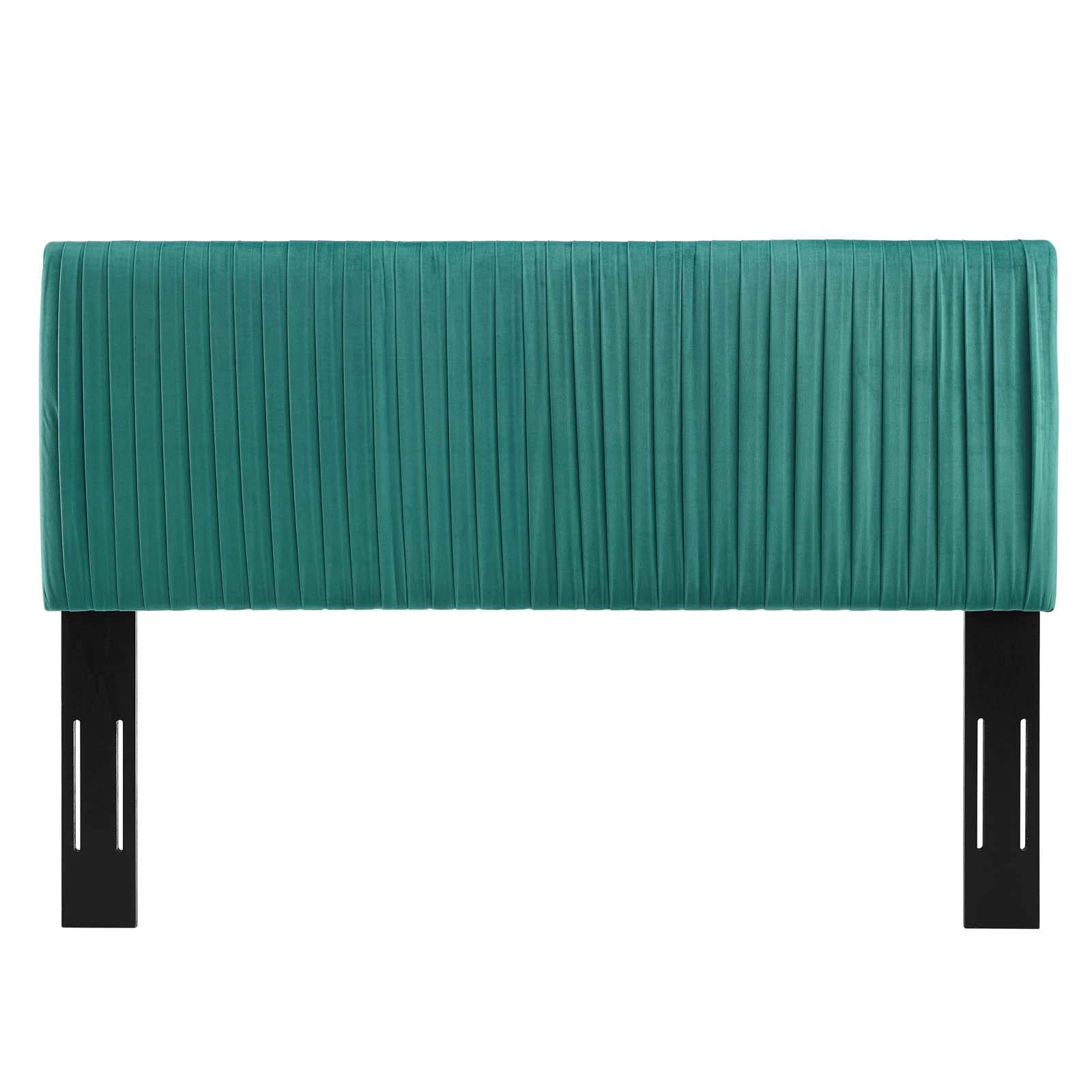 headboards | CasaFoyer Eloise Channel Tufted Performance Velvet Twin Headboard | Vintage Modern Elegance | Glamorous Deco Style | Adjustable Height | Stain-Resistant Upholstery | casafoyer.myshopify.com