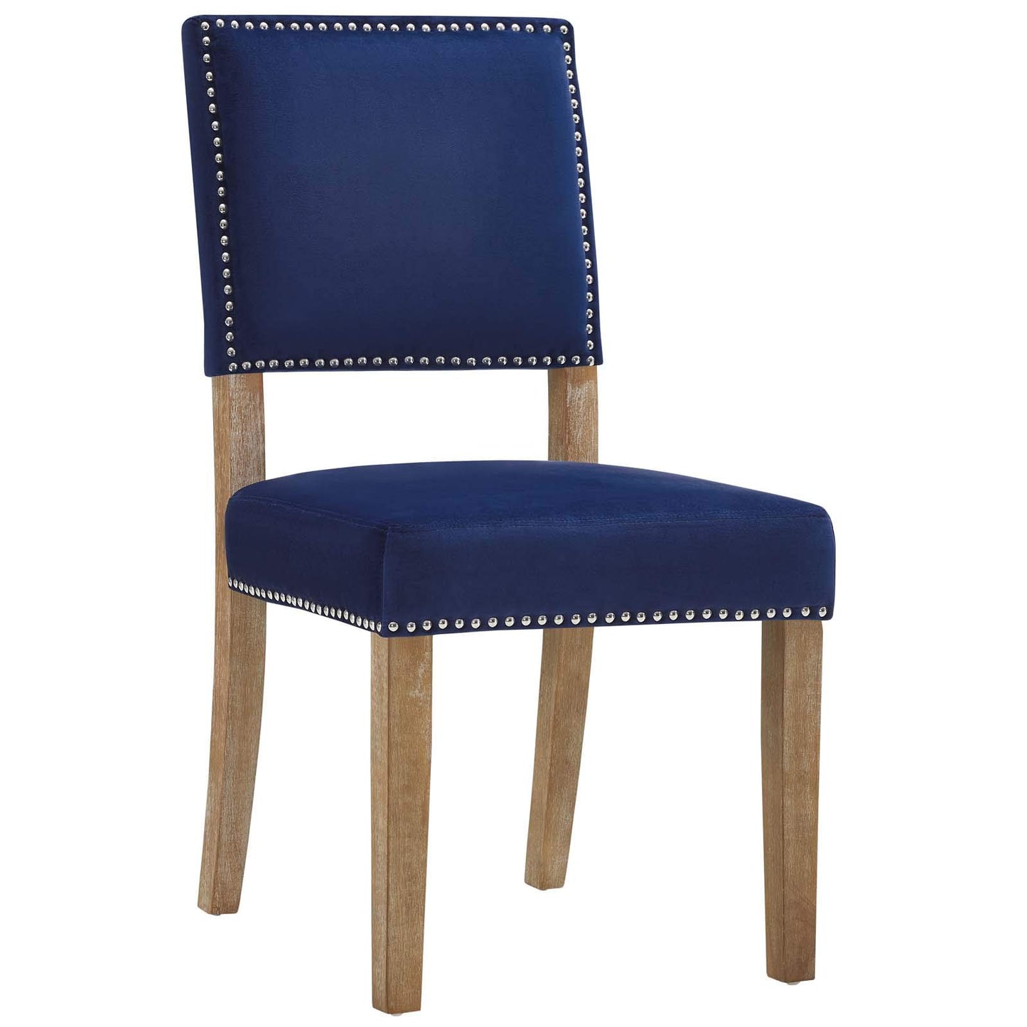 home office desk chairs | CasaFoyer Oblige Dining Side Chair Set of 4 | Velvet Upholstery | Nailhead Trim | No Sag Springs | Cozy Cushion | Solid Wood Frame | Non-Marking Foot Caps | casafoyer.myshopify.com
