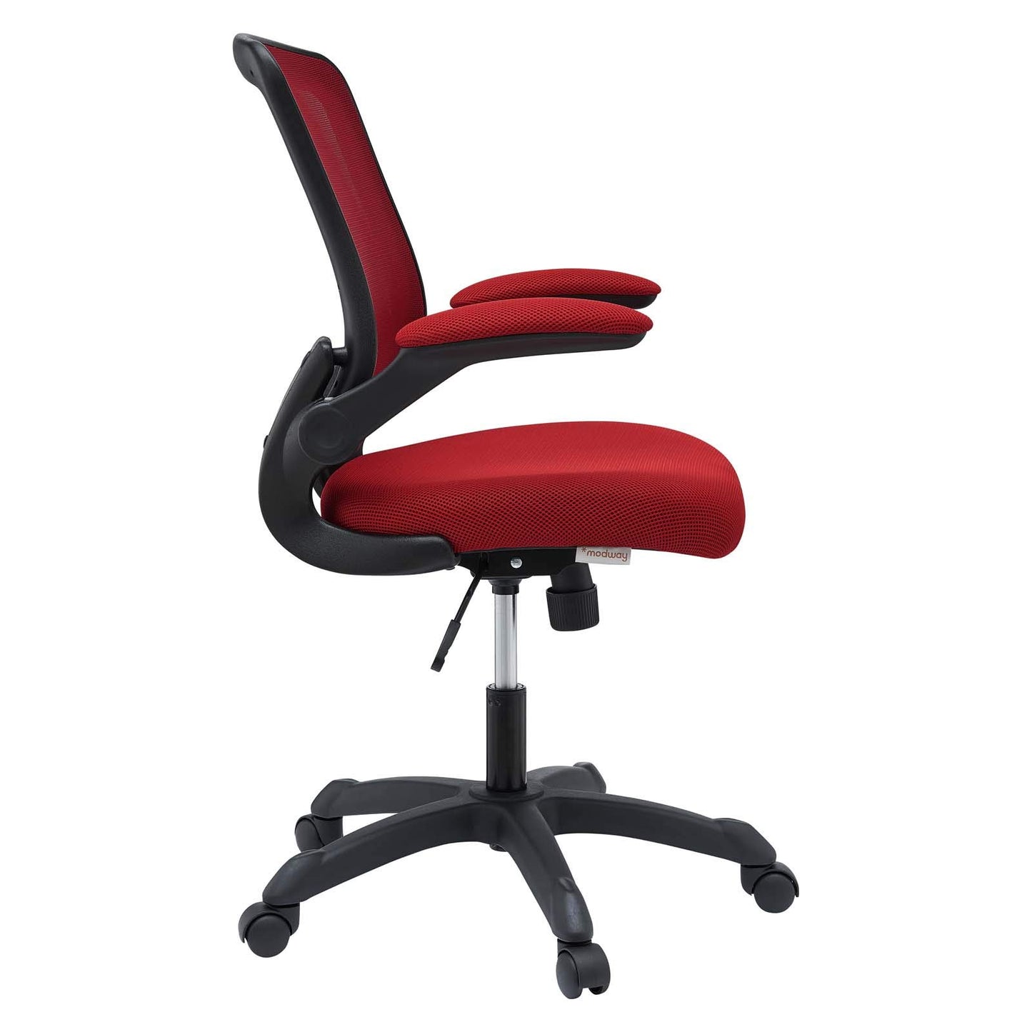 home office desk chairs | CasaFoyer Veer Mesh Office Chair | Ultimate Comfort & Functionality | Breathable Back & Padded Seat | 90-Degree Rotating Armrests | Tilt & Tension Control | One-Touch Pneumatic Lift | Dual-Wheel Casters | Red | casafoyer.myshopify.com