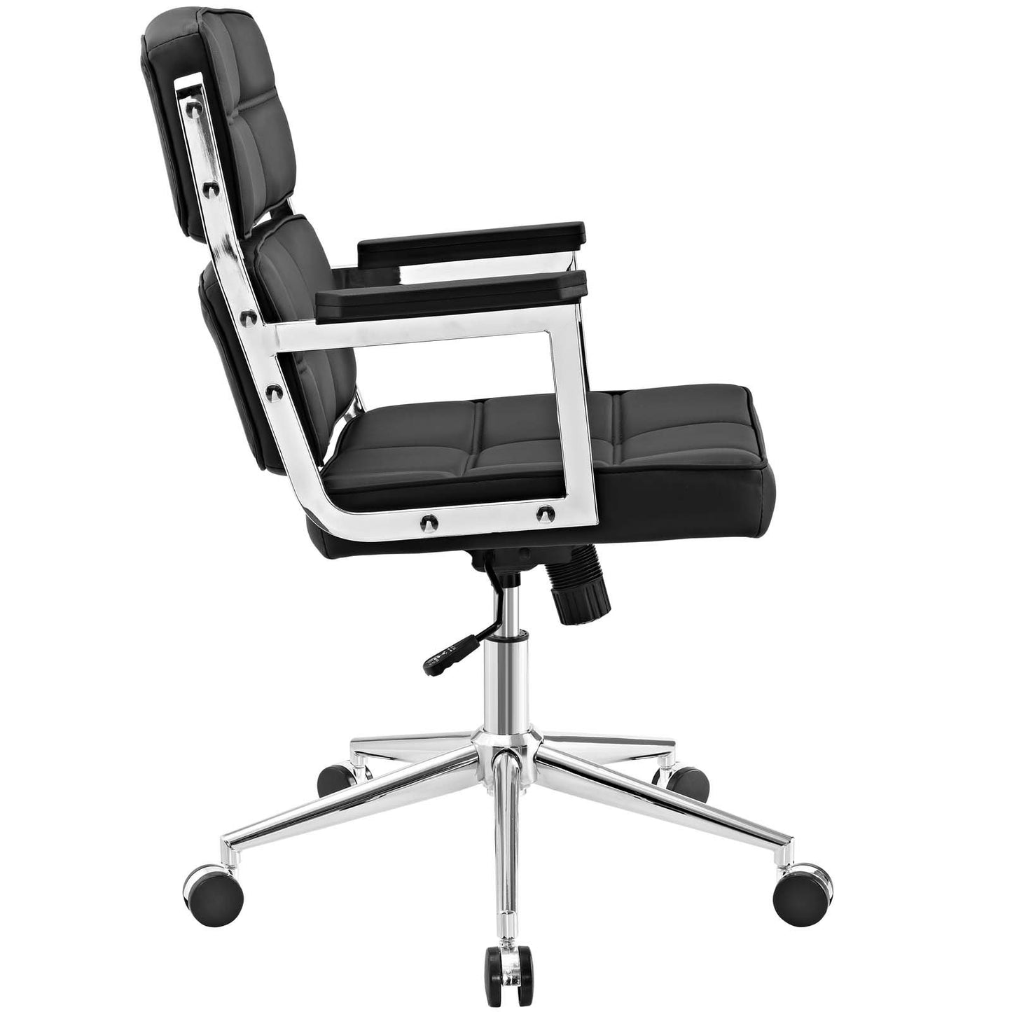 home office desk chairs | CasaFoyer Portray Highback Office Chair | Bold Design | Comfortable Seating | Chrome Steel Frame | Dual Wheel Casters | Tilt Control | Height Adjustment | casafoyer.myshopify.com