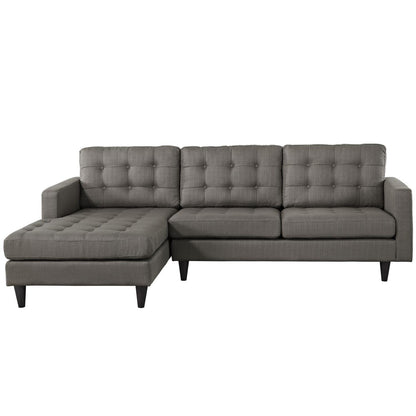sofas | CasaFoyer Empress Left-Arm Sectional Sofa | Exquisite Design | Tufted Buttons | Luxurious Cushions | Regal Armrests | Solid Wood Legs | Floor Protection | Indulgent Fabric Upholstery | casafoyer.myshopify.com