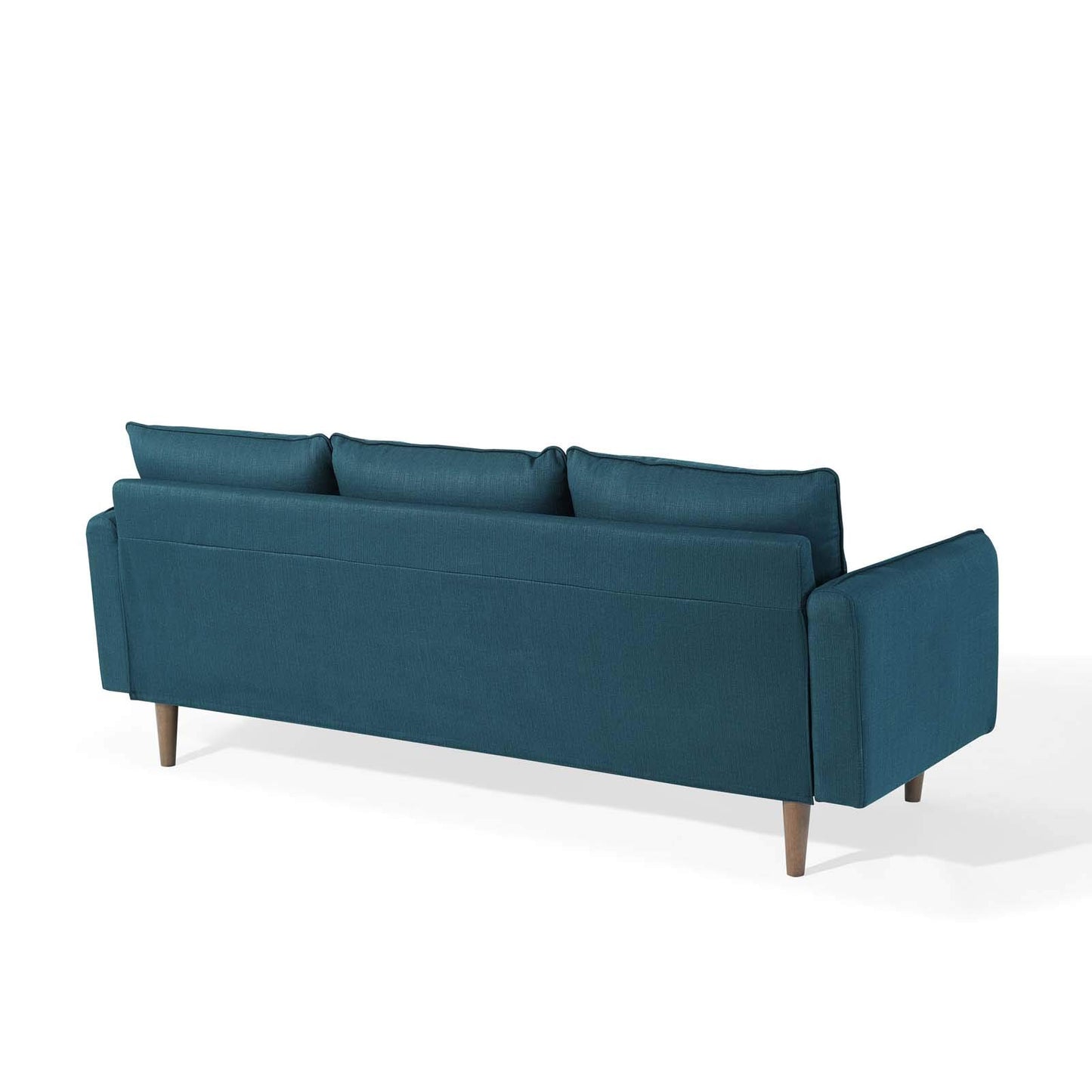sofas | CasaFoyer Revive Upholstered Fabric Sectional Sofa | Comfortable Profile | Bolster Pillows | Luxurious Seating | Polyester Upholstery | Splayed Wood Legs | Built-in Ottoman | Perfect for Living Room Decor | casafoyer.myshopify.com