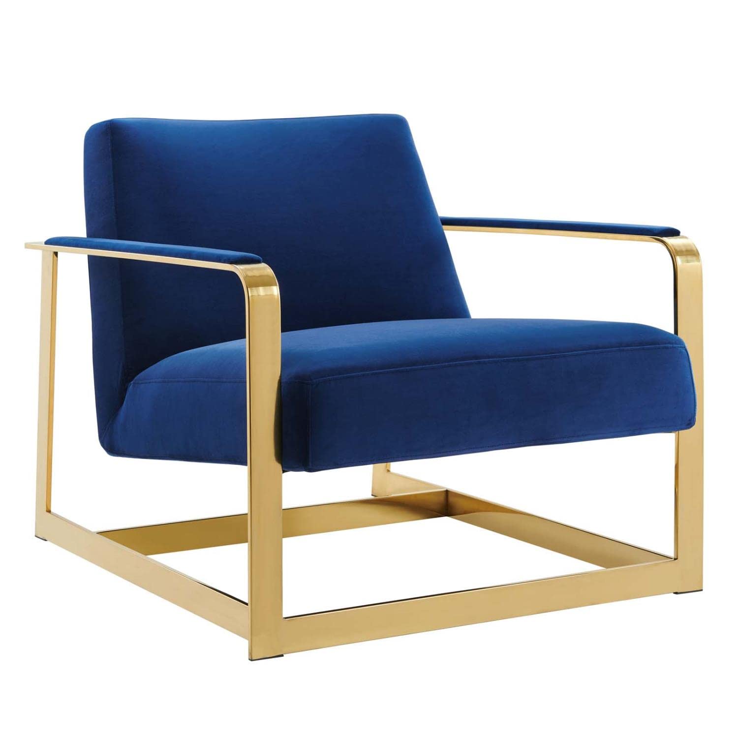 home office desk chairs | CasaFoyer Seg Performance Velvet Accent Chair | Sturdy Steel Frame | Stain-Resistant Velvet Upholstery | Comfortable Foam Padding | Elegant Office Furniture | Ideal for Reception Areas & Guest Seating | casafoyer.myshopify.com