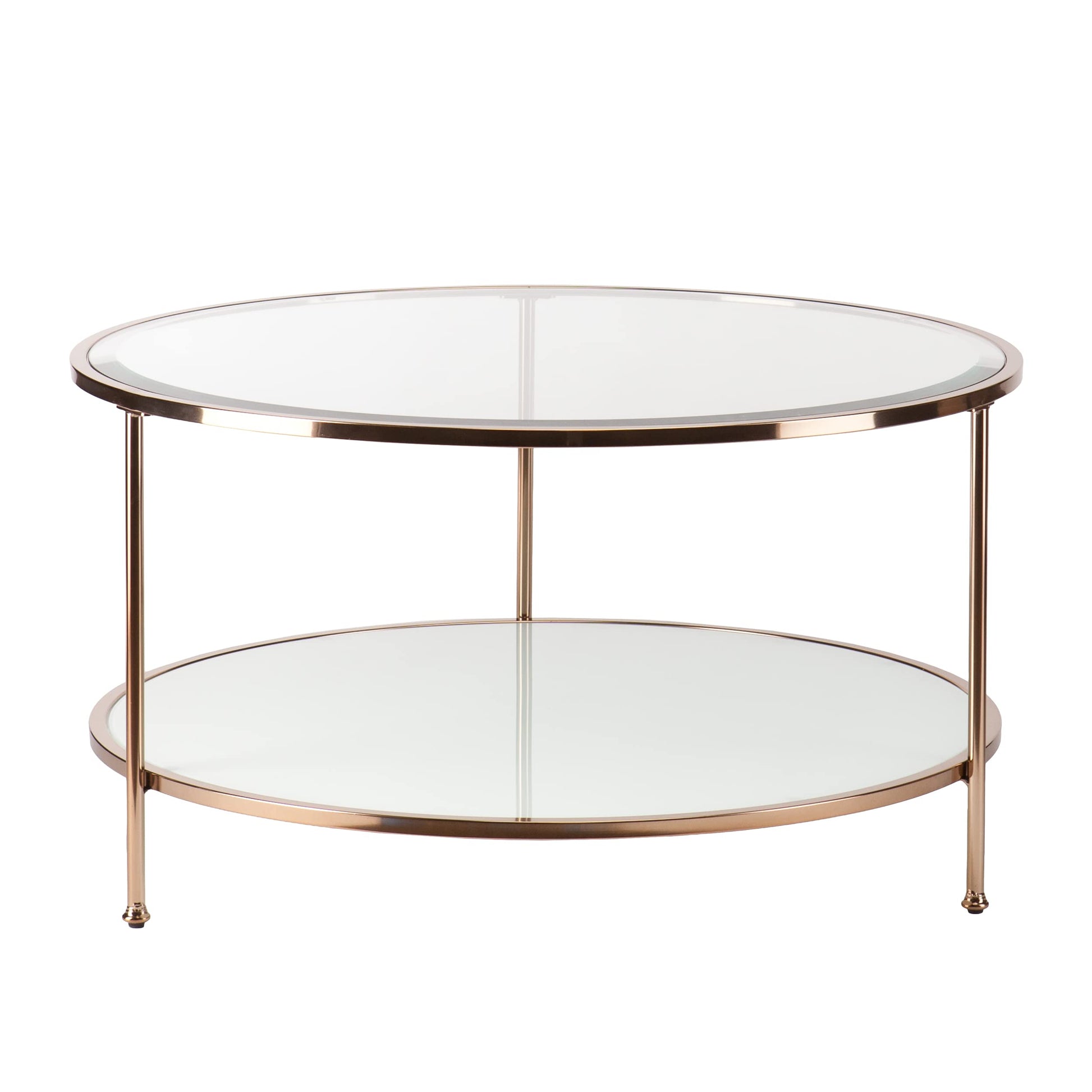Overbed Desk | Sophisticated Gold & Glass Cocktail Table | Modern Design | Metallic Frame | Beveled Glass Top & Shelf | Tripod Shape | 1920s Inspired Glamour | Ideal for Living Room, Den, or Home Office | casafoyer.myshopify.com