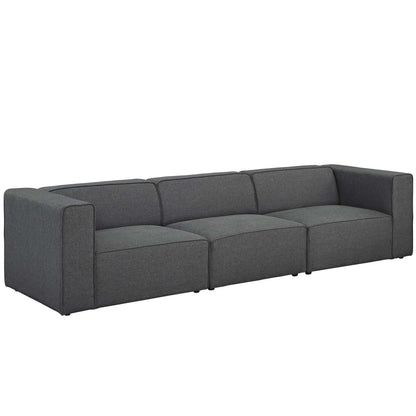 kitchen and dining room sets | CasaFoyer Mingle 3 Piece Upholstered Fabric Sectional Sofa Set | Gray: Spacious | Ample Seating | Dense Foam Padding | Adjustable | High-Quality Polyester Fabric | Elegant Piping | Sturdy Plastic Legs | Ideal for Modern Decor | casafoyer.myshopify.com