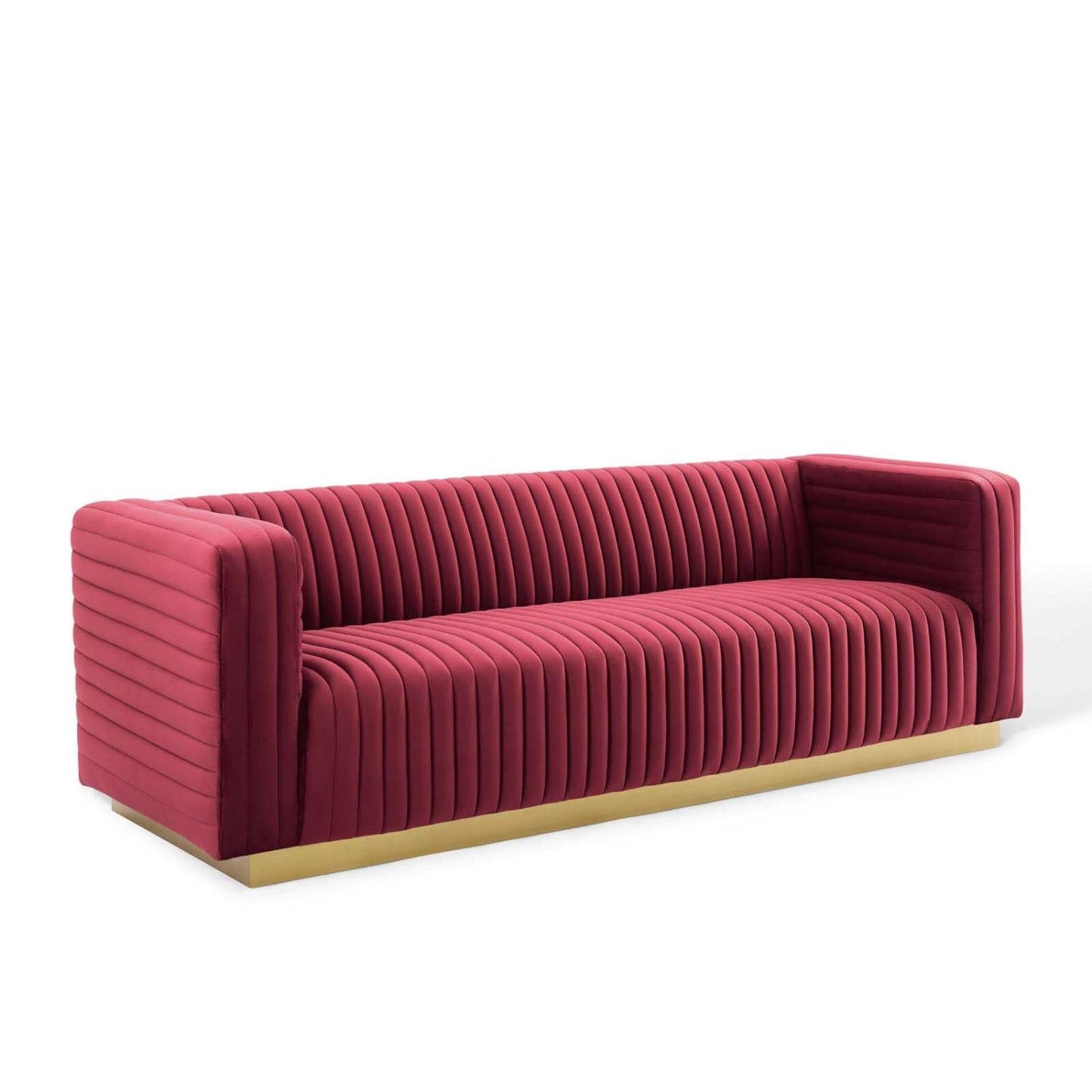 home office desk chairs | CasaFoyer Charisma Channel Tufted Performance Velvet Sofa | Vintage Glamour | Stain-Resistant Fabric | Luxurious Seating | Retro Modern Style | Fully Assembled | casafoyer.myshopify.com