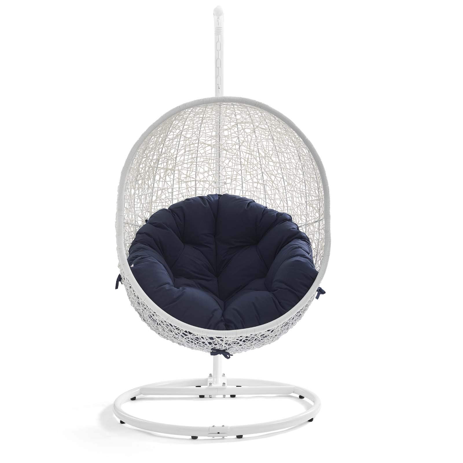 porch swings | Ergode Hide Outdoor Patio Swing Chair | Synthetic Rattan Weave | All-Weather Cushion | Powder-Coated Steel Frame | Ideal for Patio, Backyard, Porch, Poolside | Indoor/Outdoor Use | UV Resistant | Includes Cloak Swing Chair | casafoyer.myshopify.com