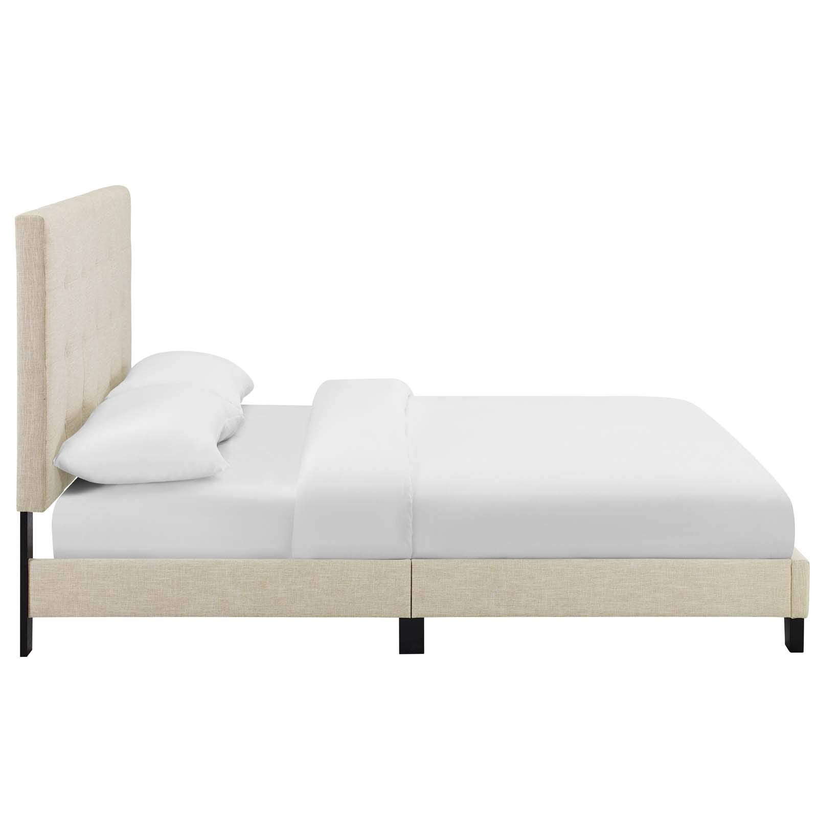 adjustable bed bases | CasaFoyer Melanie Full Platform Bed | Chic Elegance | Contemporary Style | Upholstered Fabric | No Box Spring Needed | Sturdy Wood Frame | 800 lbs Weight Capacity | casafoyer.myshopify.com