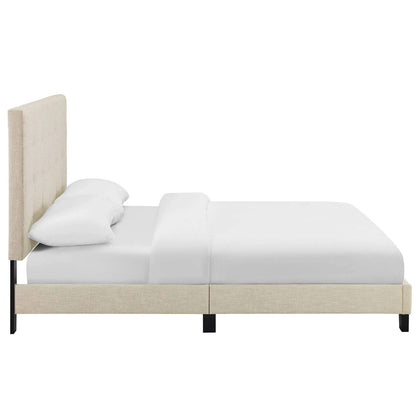 adjustable bed bases | CasaFoyer Melanie Full Platform Bed | Chic Elegance | Contemporary Style | Upholstered Fabric | No Box Spring Needed | Sturdy Wood Frame | 800 lbs Weight Capacity | casafoyer.myshopify.com