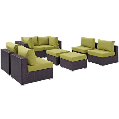 kitchen and dining room sets | CasaFoyer Convene Outdoor Sectional Set | Durable Rattan Weave | Weather-Resistant Cushions | Versatile Design | Ideal for Patio, Backyard, Poolside | casafoyer.myshopify.com