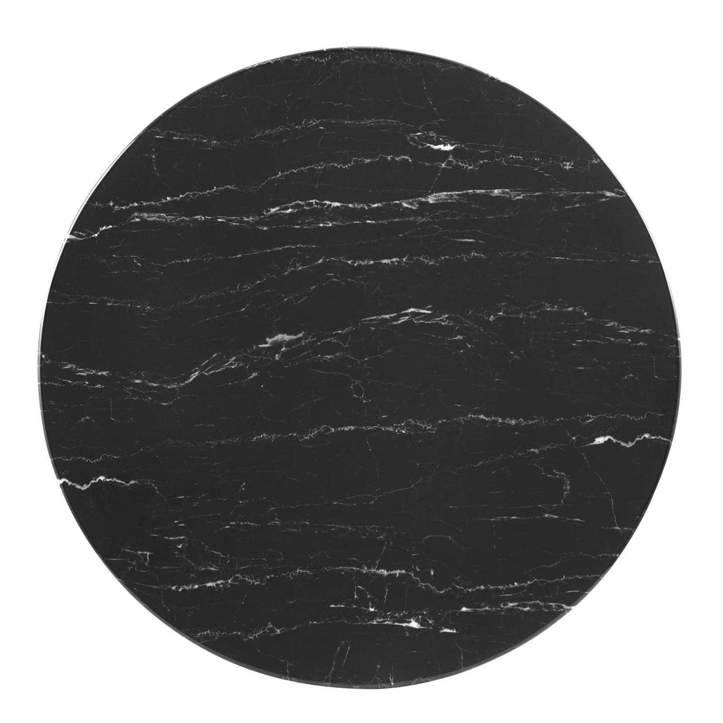 patio dining tables | CasaFoyer Zinque Dining Table | 36 Artificial Marble Top | Modern Mid-Century Design | Gold Black Base | Easy to Clean | Perfect for Entertaining or Everyday Dining | casafoyer.myshopify.com