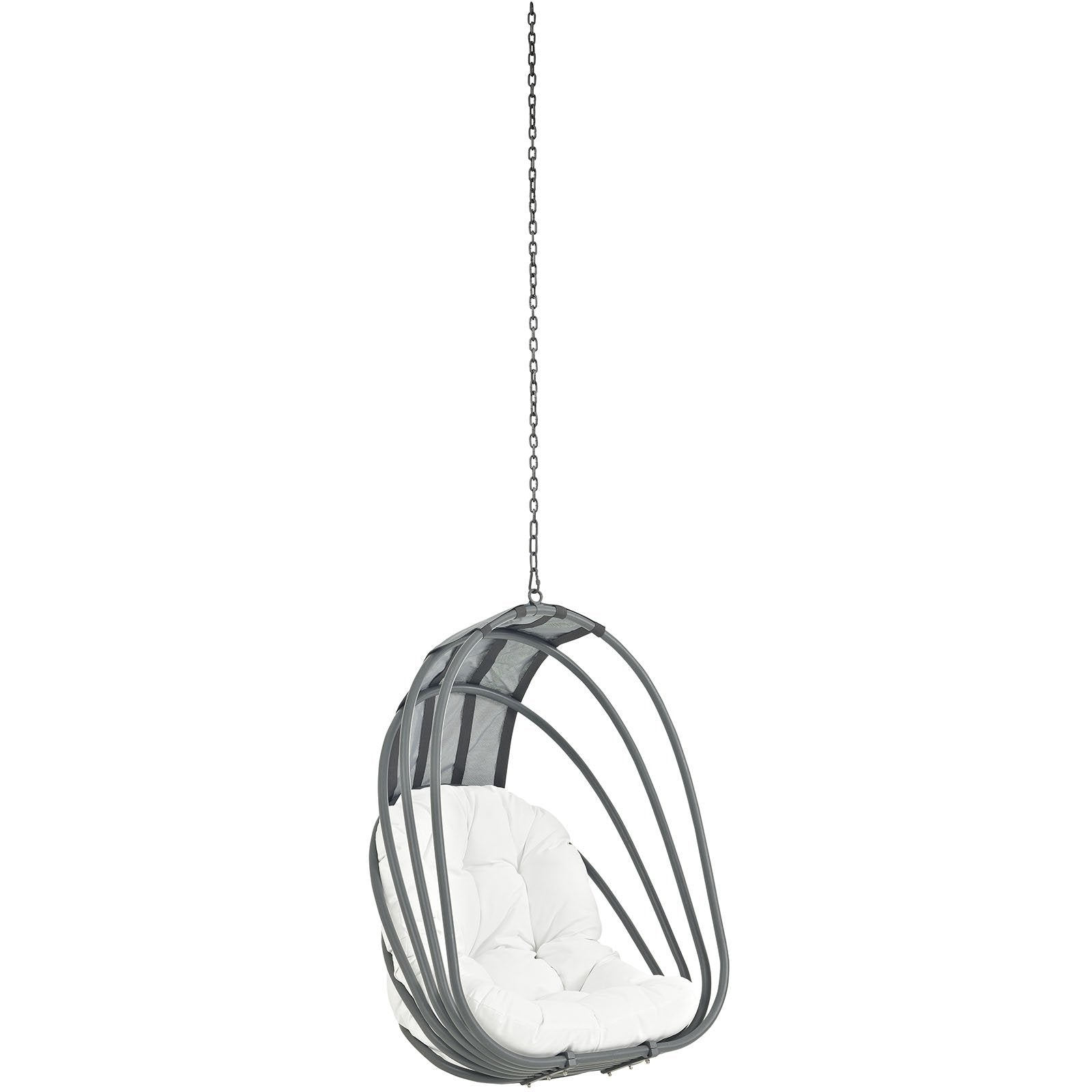 porch swings | Ergode Whisk Outdoor Patio Hanging Swing Chair | Adjustable Chain | Weather-Resistant Cushion | UV Protection | Sun Shade | casafoyer.myshopify.com