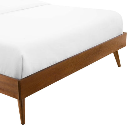 Bed | CasaFoyer Margo Full Platform Bed Frame | Modern Mid-Century Design | Wood Construction | No Box Spring Needed | Interchangeable Headboards | Easy Assembly | casafoyer.myshopify.com