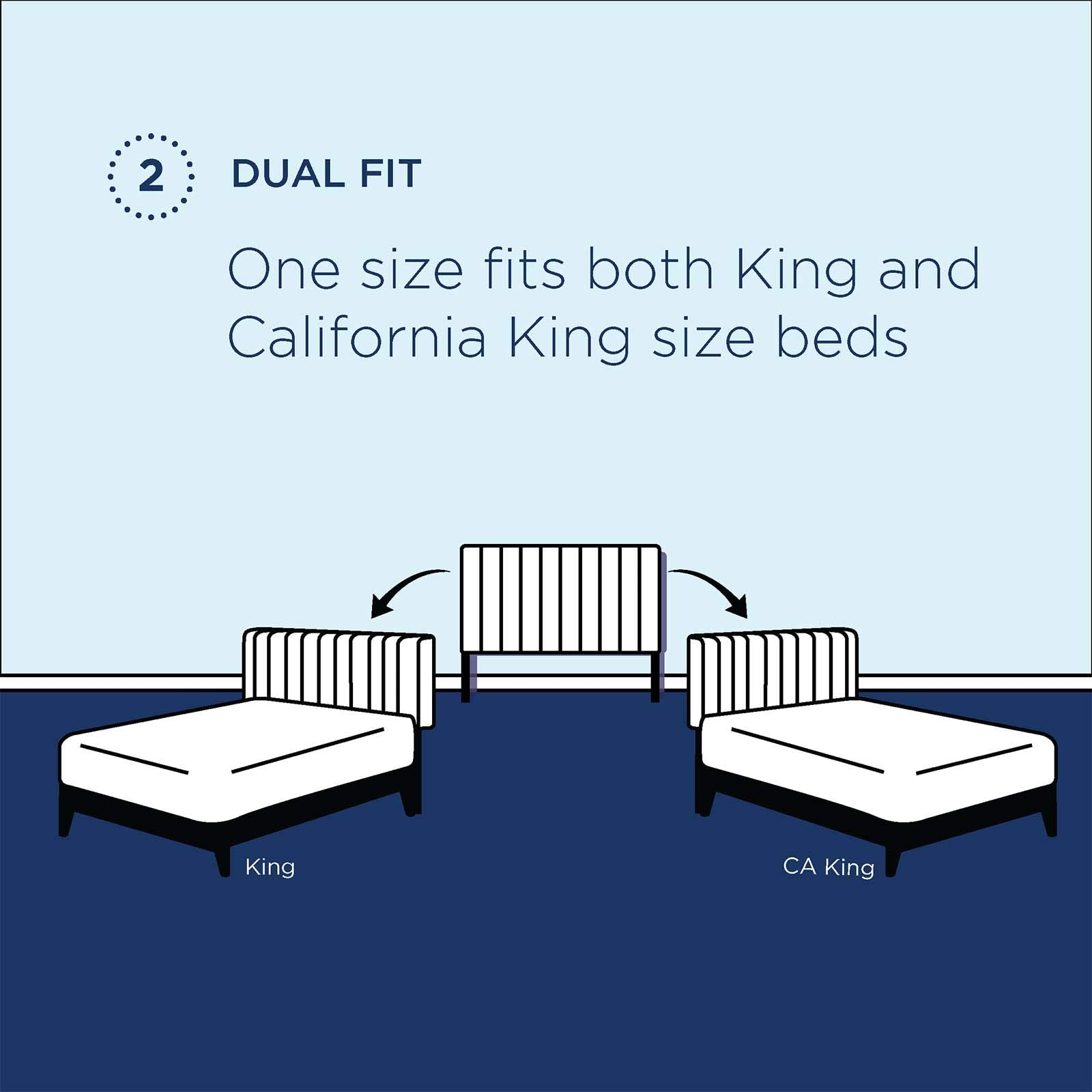Bed | CasaFoyer Rebecca King/California King Channel Tufted Performance Velvet Upholstered Headboard | Elegant, Durable, Customizable | White | casafoyer.myshopify.com