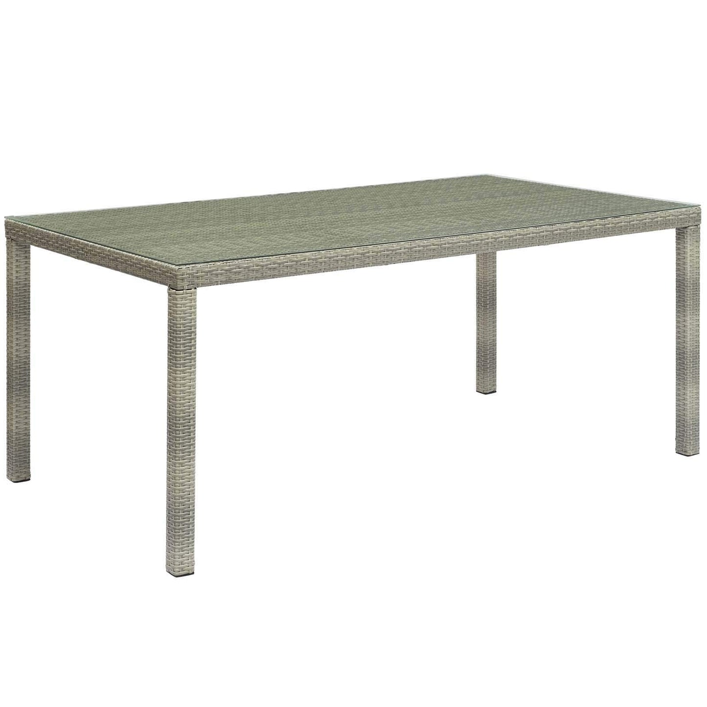 kitchen and dining room sets | CasaFoyer Conduit 7 Piece Outdoor Patio Dining Set | Transitional Style | Contemporary Design | Aluminum Frame | UV-Resistant Wicker Rattan | Foam Padded Cushions | Waterproof Covers | Tempered Glass Tabletop | casafoyer.myshopify.com