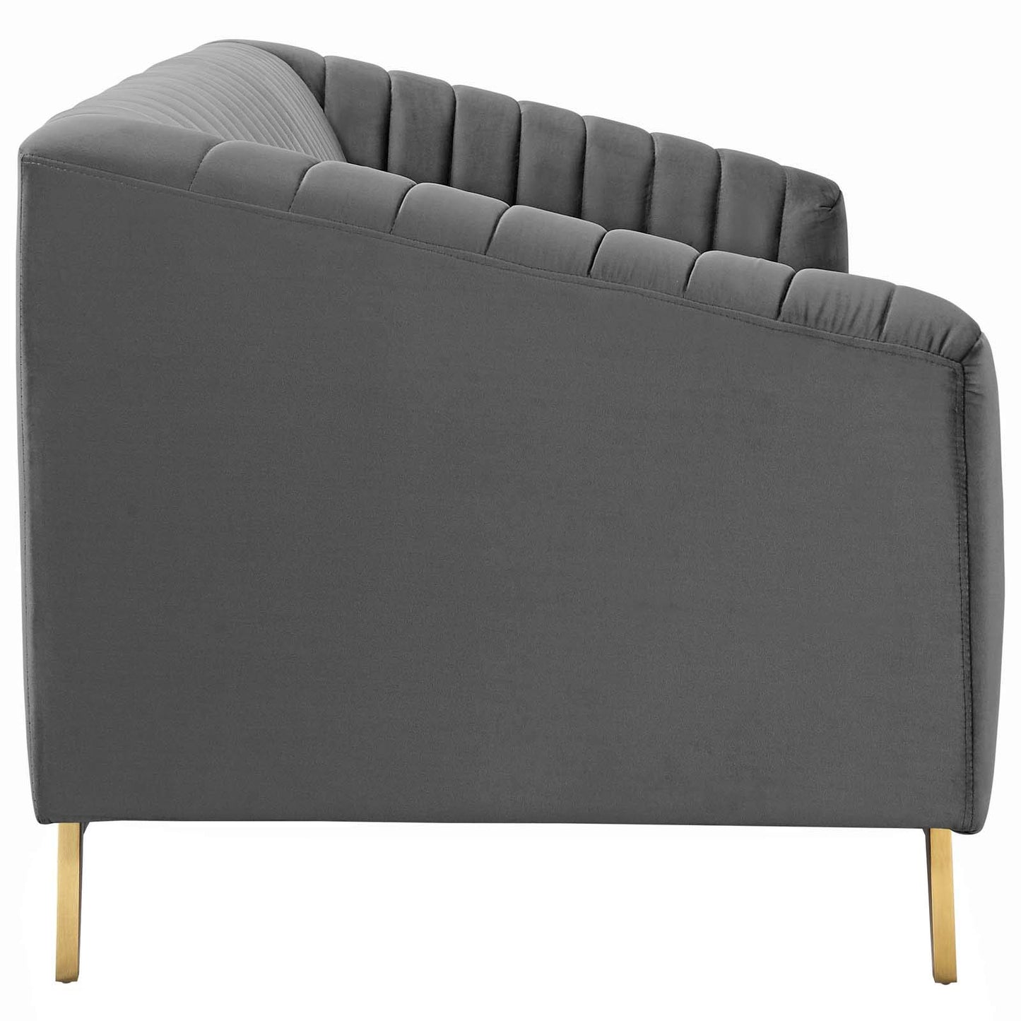 kitchen and dining room sets | CasaFoyer Valiant 2 Piece Performance Velvet Set | Retro Modern Sofa & Armchair | Navy | casafoyer.myshopify.com