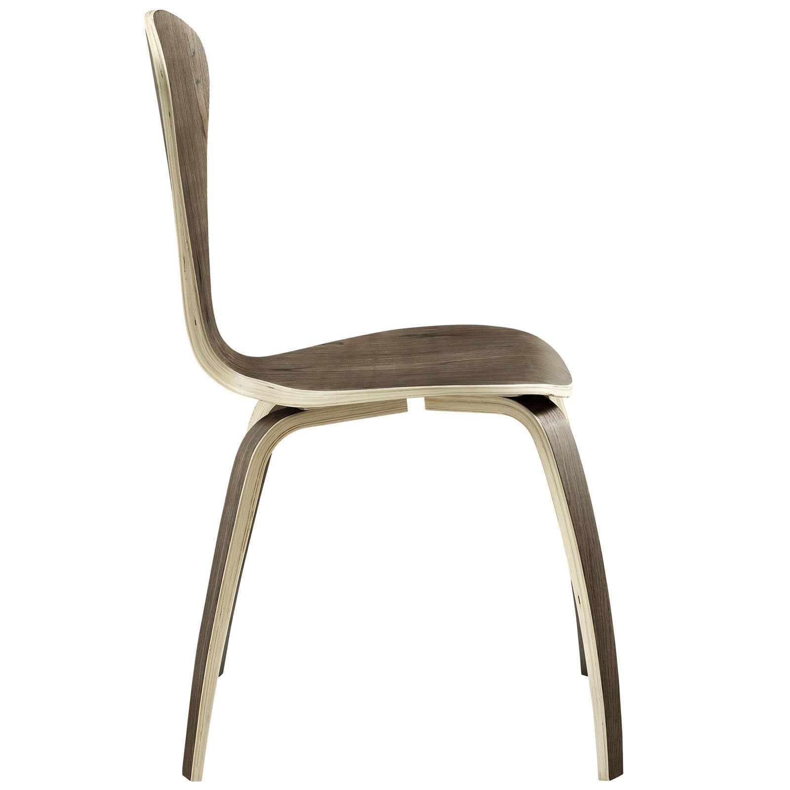 home office desk chairs | CasaFoyer Vortex Chair | Molded Wood | Comfortable Waterfall Seat | V-Shaped Back | Dark Walnut | Exceptional Design & Functionality | casafoyer.myshopify.com