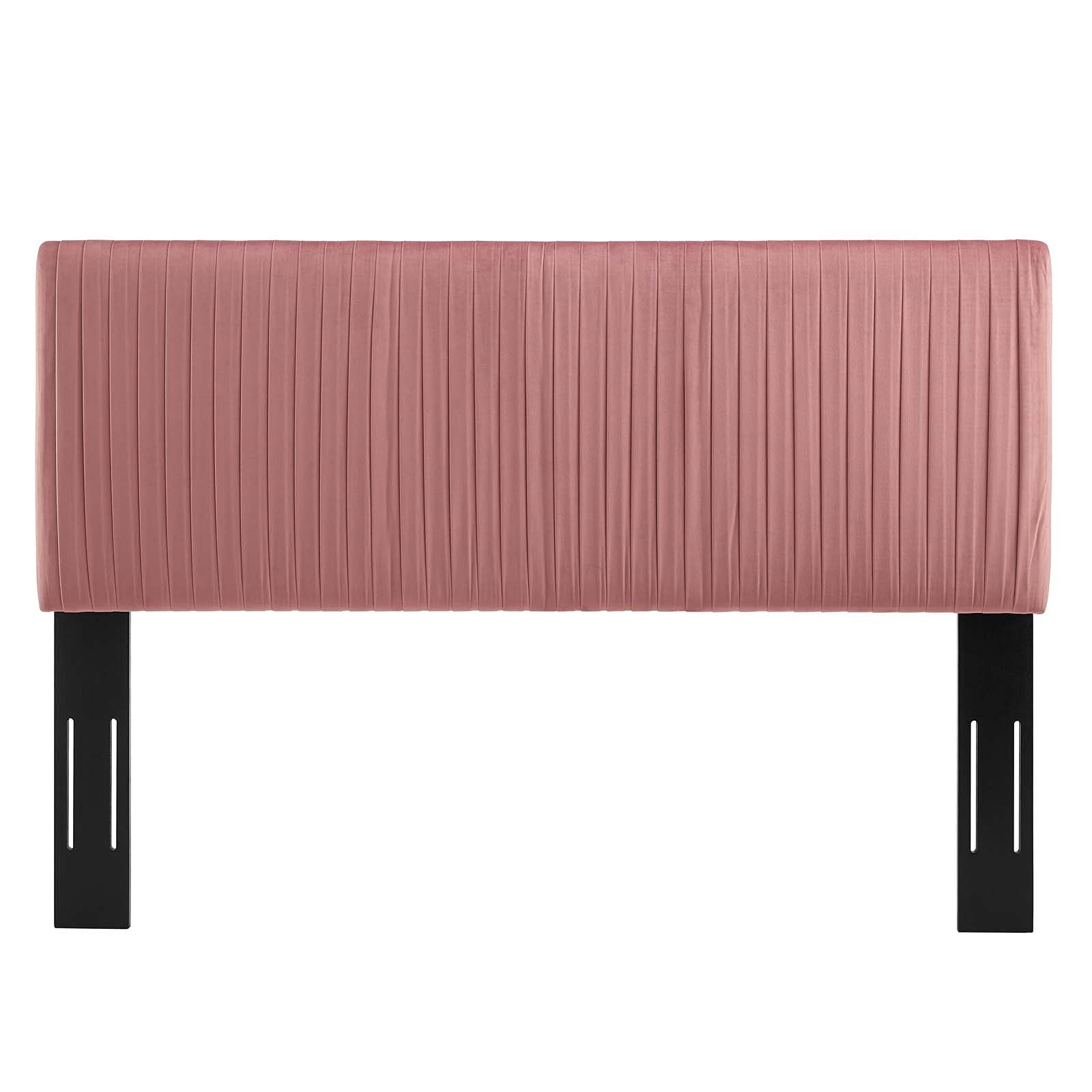 Bed | CasaFoyer Eloise Channel Tufted Performance Velvet Full/Queen Headboard | Vintage Modern Elegance | Art Deco Style | Stain-Resistant Upholstery | Height-Adjustable | casafoyer.myshopify.com