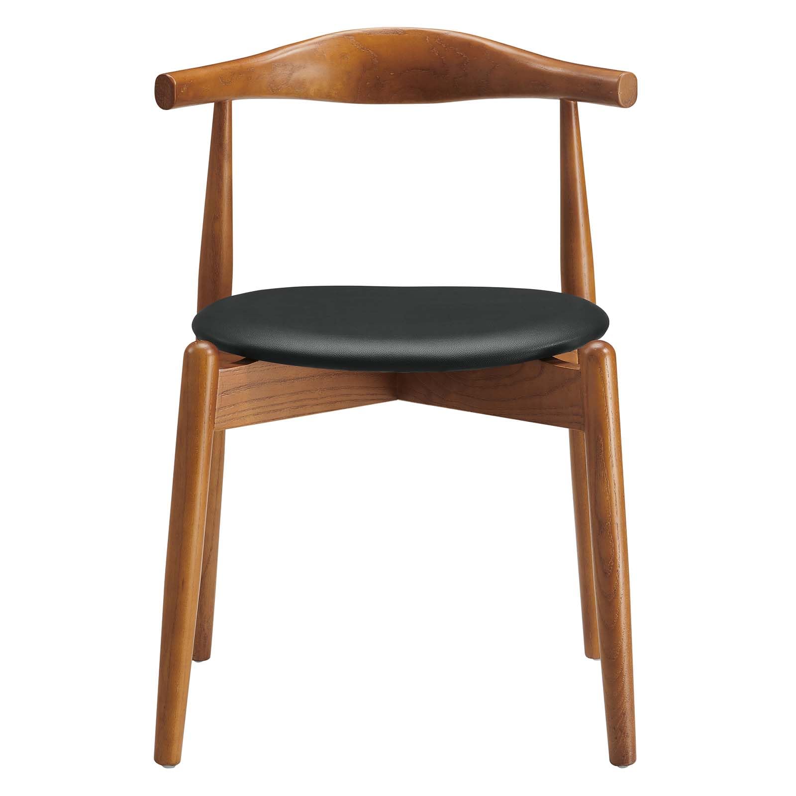home office desk chairs | CasaFoyer Stalwart Dining Chair | Solid Beech Wood | Elegant Design | Comfortable Foam Cushion | Vinyl Upholstery | Set of 1 | casafoyer.myshopify.com