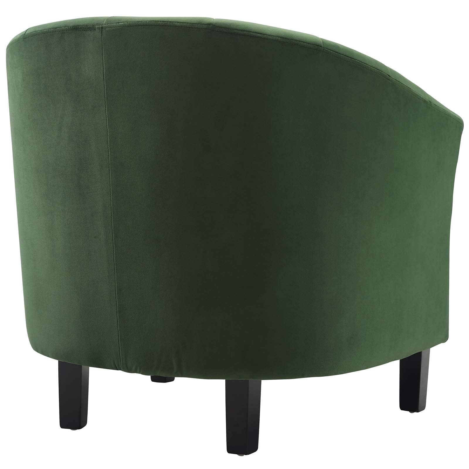 home office desk chairs | CasaFoyer Prospect Performance Velvet Armchair | Modern Barrel Back Design | Stain-Resistant Fabric | Elegant Channel Tufting | Retro Modern Elements | Densely Padded | Set of 1 | casafoyer.myshopify.com