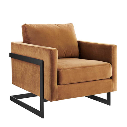 sofas | CasaFoyer Posse Performance Velvet Accent Chair | Opulent Luxury & Glamorous Deco Style | Soft & Stain-Resistant | Sleek Matte Black Stainless Steel Base | Premium Seating Experience | No Assembly | 300 lbs Weight Capacity | casafoyer.myshopify.com