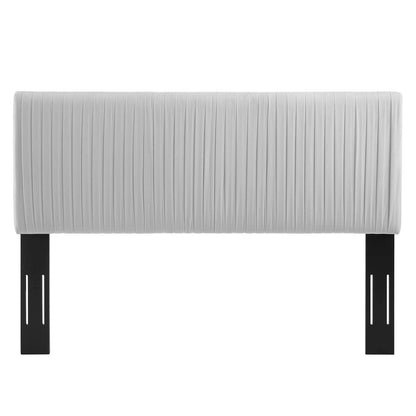 headboards | CasaFoyer Eloise Channel Tufted Performance Velvet Full/Queen Headboard | Vintage Modern Elegance | Art Deco Style | Adjustable Height | Stain-Resistant Upholstery | casafoyer.myshopify.com