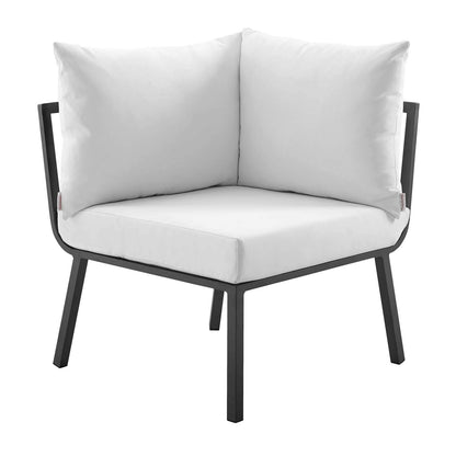 kitchen and dining room sets | CasaFoyer Riverside Outdoor Patio Aluminum Loveseat Set | Coastal Style | UV-Resistant Cushions | Powder-Coated Frame | Perfect for Patio, Backyard, Balcony | 4 Piece Set | casafoyer.myshopify.com
