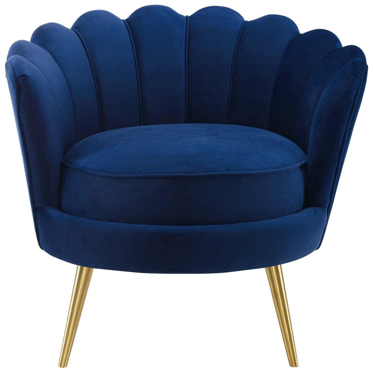 home office desk chairs | CasaFoyer Admire Scalloped Edge Performance Velvet Accent Armchair Set | Ocean-inspired Elegance, Comfort & Luxury | Includes 2 Chairs | casafoyer.myshopify.com