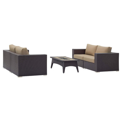 kitchen and dining room sets | CasaFoyer Convene Outdoor Patio Furniture Set | Fire Table | Durable Aluminum Frames | Water & UV-Resistant Cushions | 40,000 BTU Burner | CSA Certified | Perfect for Outdoor Entertaining & Relaxation | casafoyer.myshopify.com