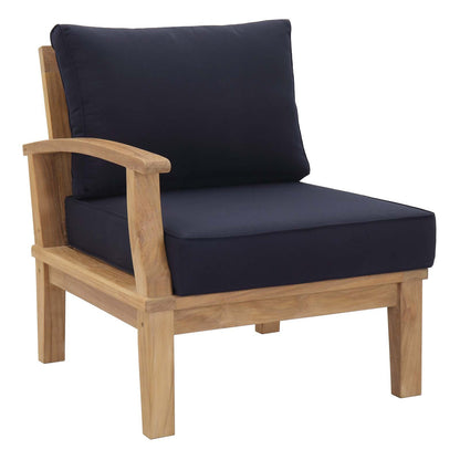 kitchen and dining room sets | CasaFoyer Marina Teak Wood Outdoor Patio Furniture Sofa Sectional Set | Luxury Design | Durable Teak Construction | All-Weather Cushions | Easy Assembly | casafoyer.myshopify.com